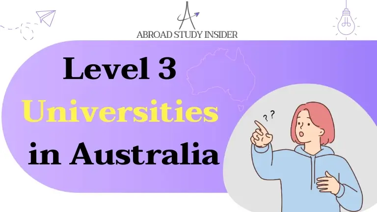 Level 3 universities in australia